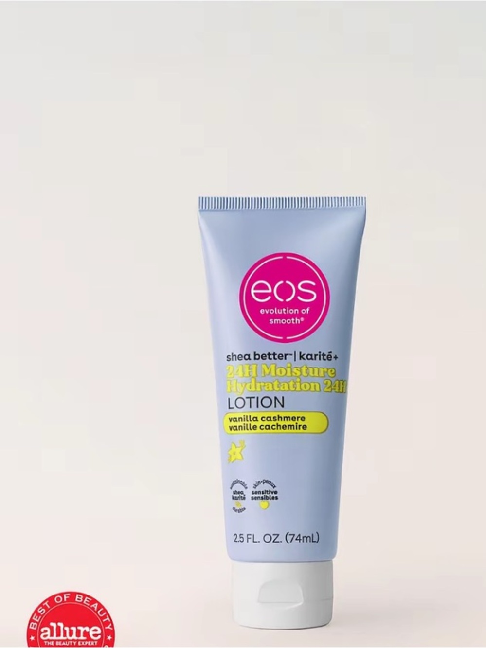 eos Vanilla Cashmere Travel Size Body lotion set of 3